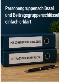Personengruppenschlüssel und Beitragsgruppenschlüssel einfach erklärt (Dein Spickzettel fürs Lohnbüro)