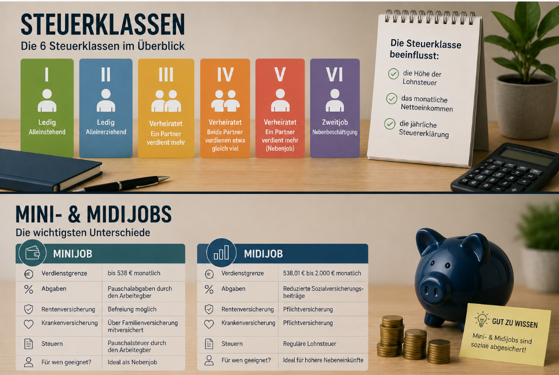 Steuerklassen, Mini- & Midijobs: Die ultimativen Abrechnungs-Mythen entzaubert