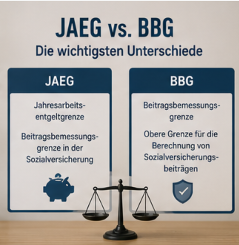 JAEG vs. BBG: Die beiden wichtigsten Gehaltsgrenzen im Lohnbüro einfach erklärt