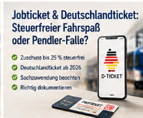 Jobticket & Deutschlandticket: Steuerfreier Fahrspaß oder Pendler-Falle?